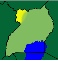 Map of West Nile in Northern Uganda