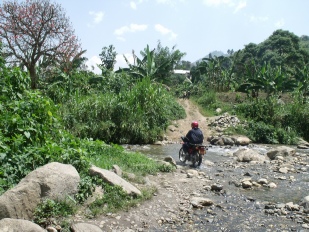 The only way to reach many villages