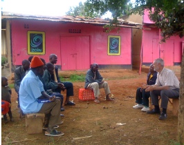 Teaching at Nkalwe VIllage, Kagganda sub-project, Masaka, Uganda